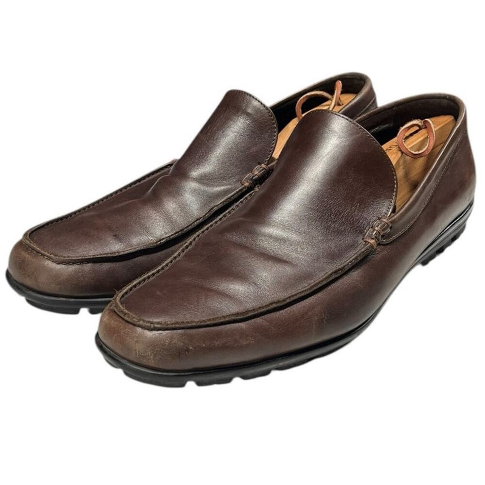 To Boot New York Thorpe Leather Lugged Loafers Size 11 Mens Chocolate